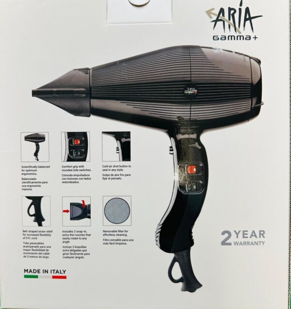 Secador de pelo Aria Gama+